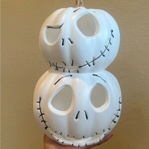12” LED jack skellington double stack pumpkin.